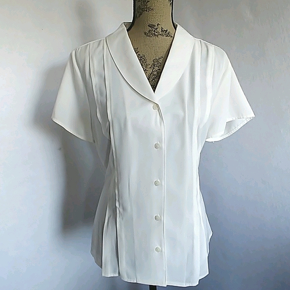 Croft & Barrow Women's Button Blouse Top